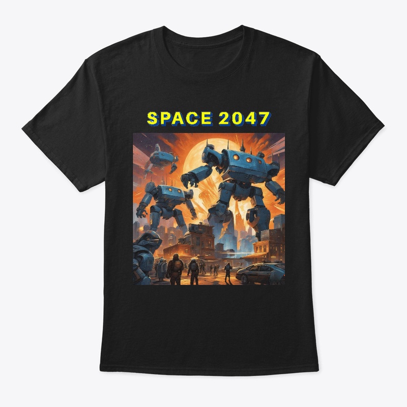 Large robot t-shirt