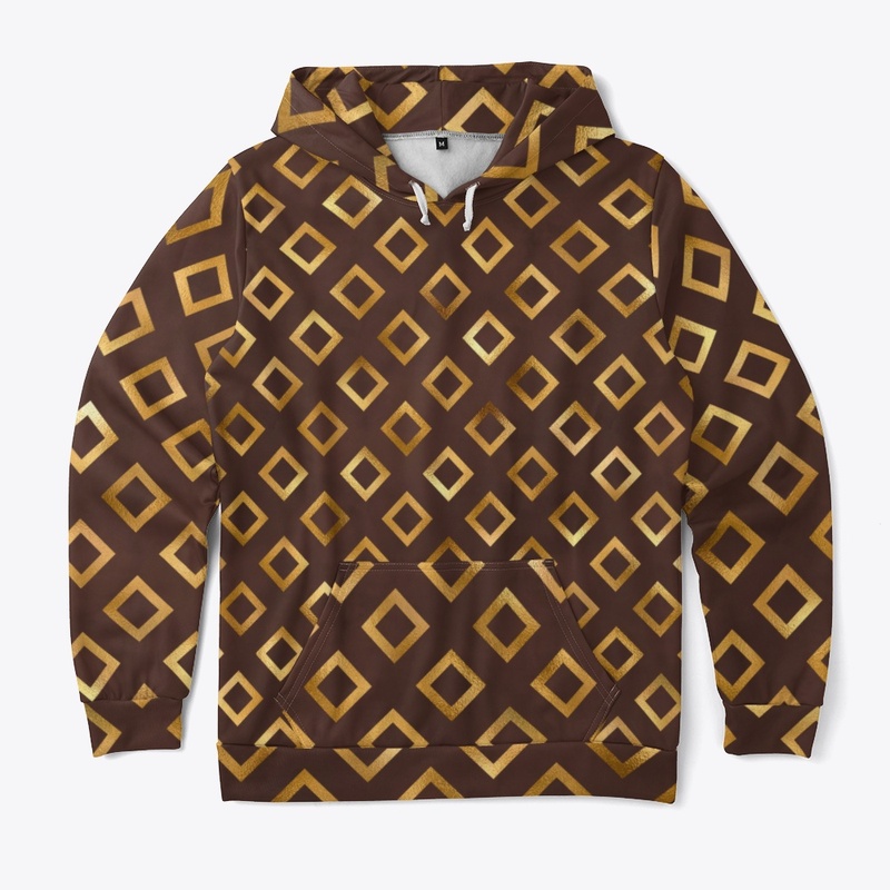Brown and Gold Diamond Shapes