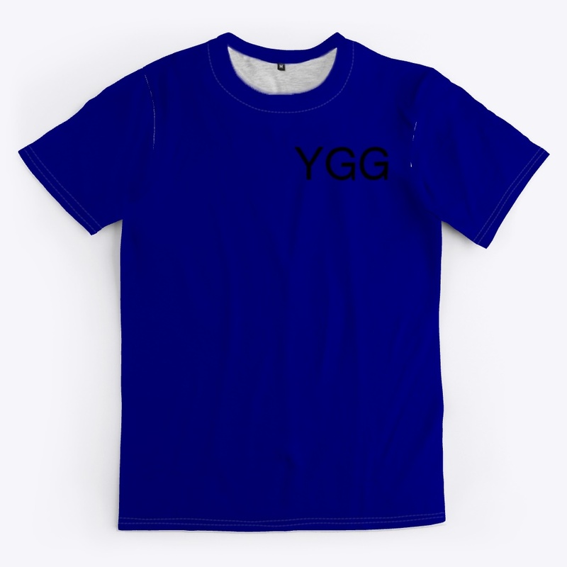 Navy Blue With Black Lettering YGG Shirt