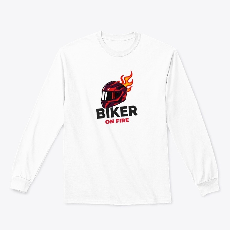 Biker on Fire