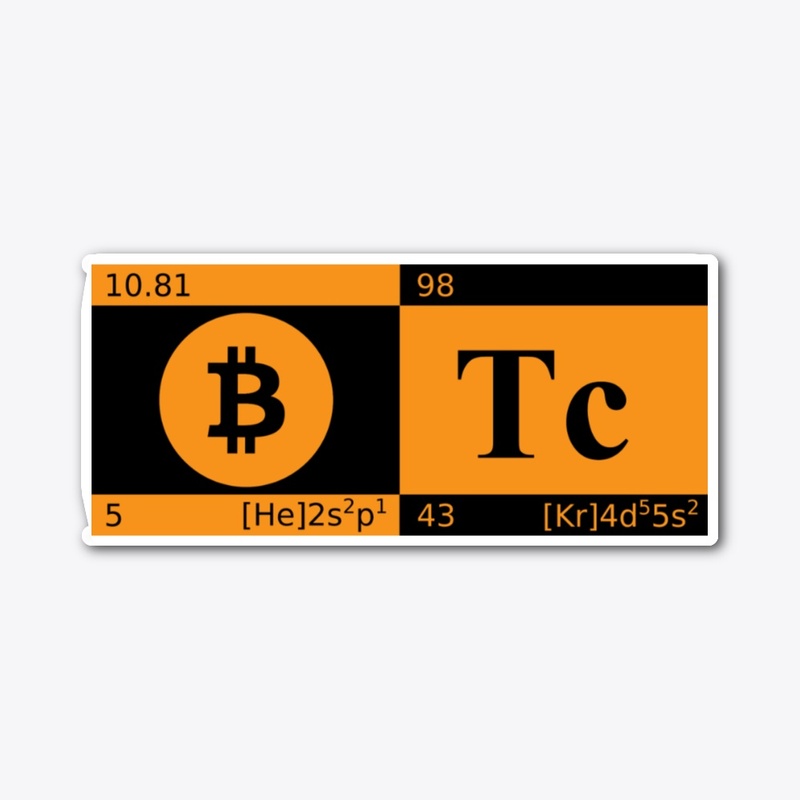 Bitcoin Btc periodic table of Elements