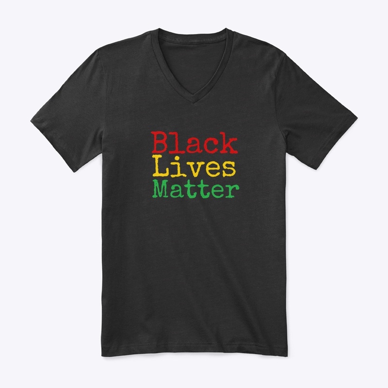 Black Lives Matter- Red, Yellow, Green