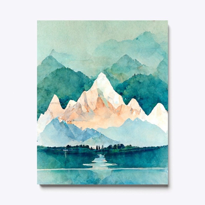 Water Color Mountain