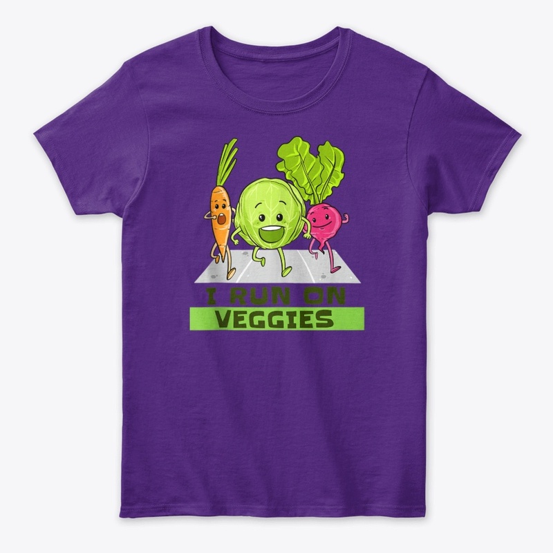 Vegan Runner Vegetarian Running Gift