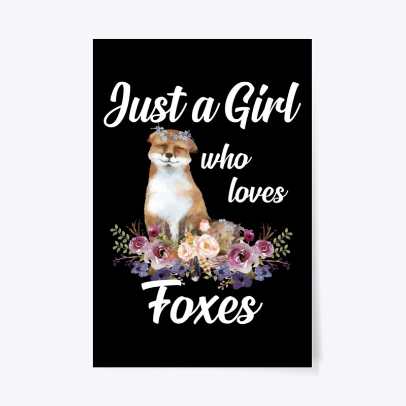 Girl Loves Foxes Flower Style