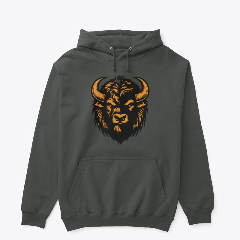 Wild Angry Bison