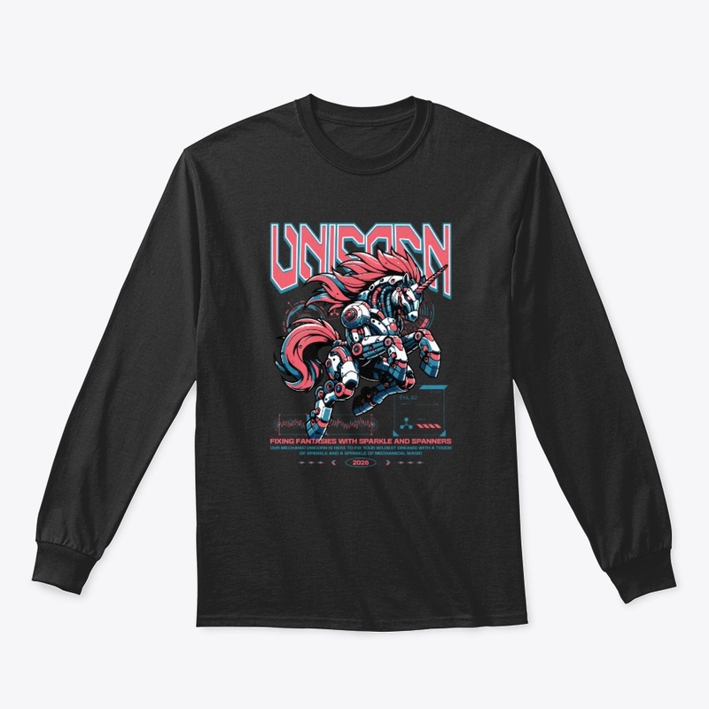 Mechanic Unicorn Animal Future Horse Y2K