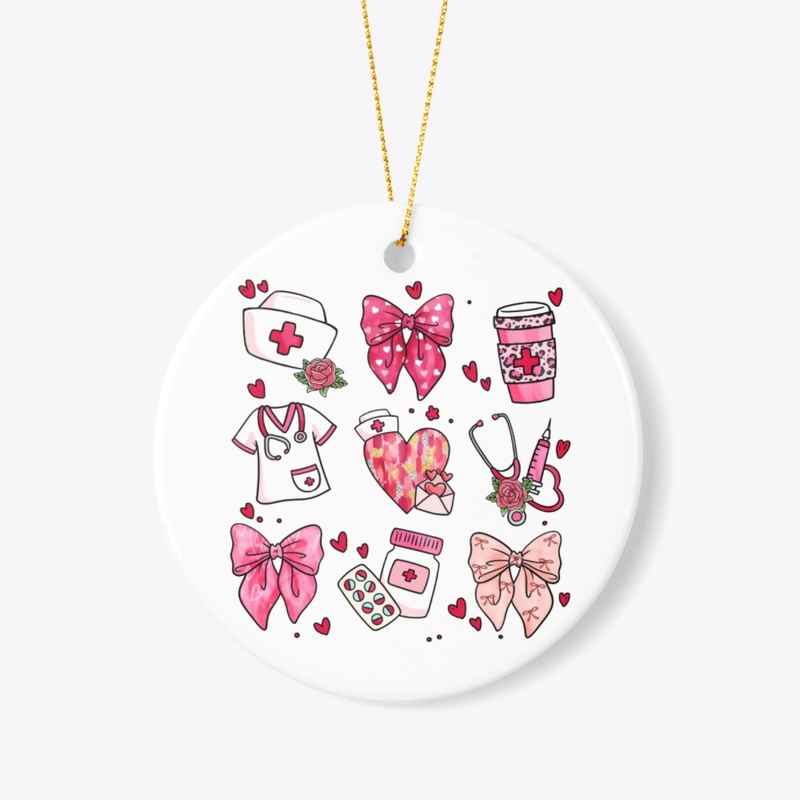 Pink Nurse Tee | Stylish Valentine Look