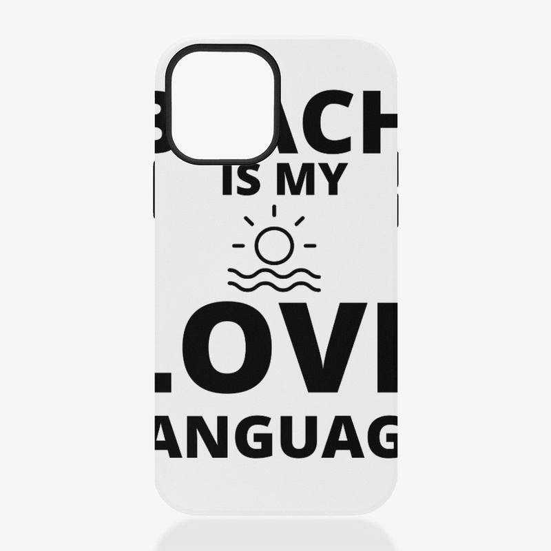 Beach is my love language funny summer q