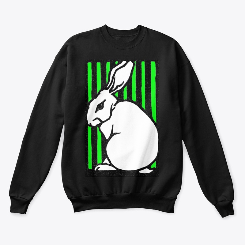 Mean Bunny Neon Green