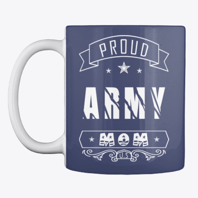PROUD SOLDIER'S MOM- ARMY WOMEN T SHIRT.