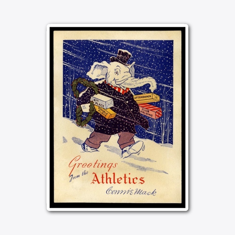 Philadelphia Athletics Christmas Card