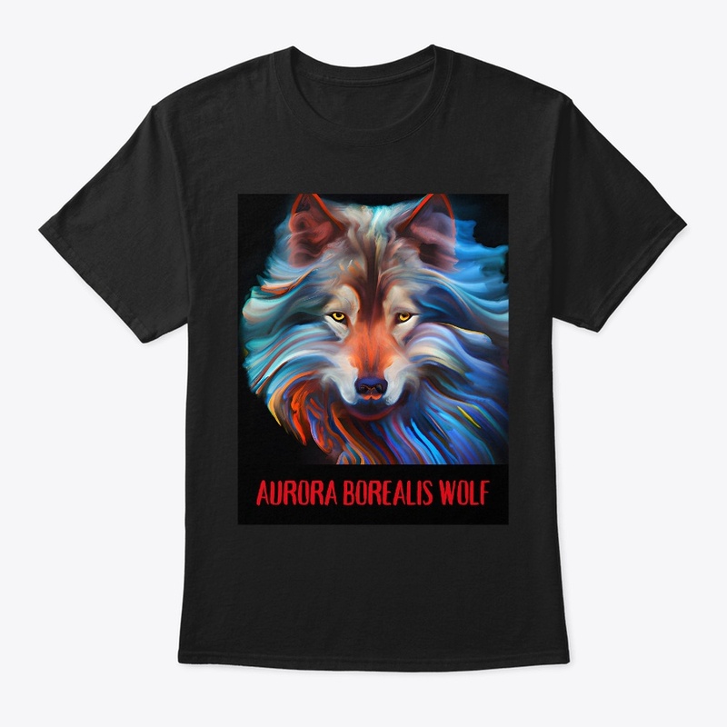 Aurora Borealis Wolf