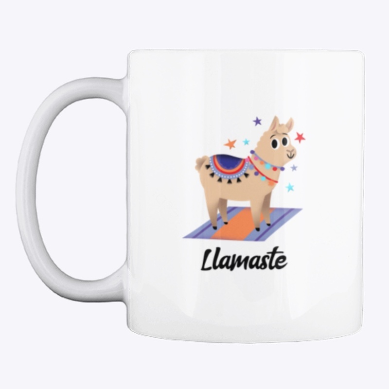 Llamaste Funny Llama Yoga 