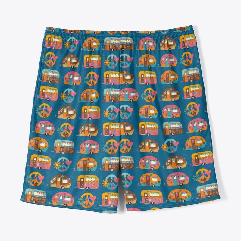 Hippie Trailer Shorts or Pajamas