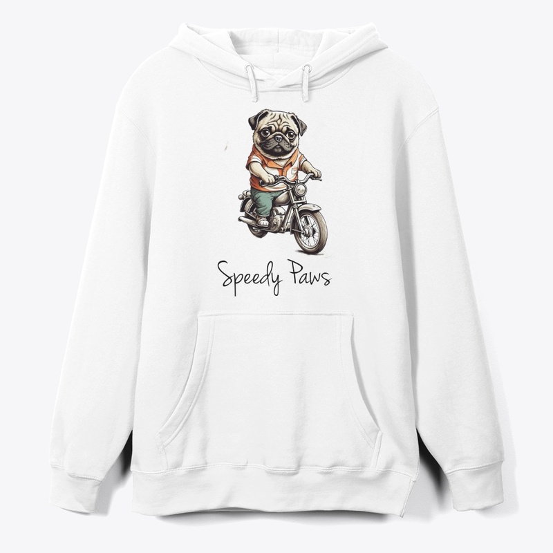 Paws on Wheels: Doggy Bullet Bike Tee
