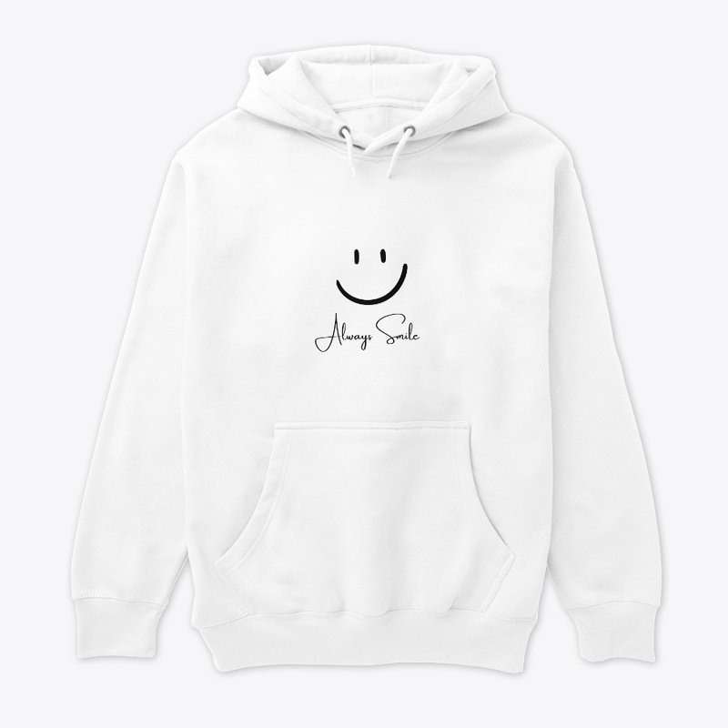 ALWAYS SMILE PRINTED T-SHART 