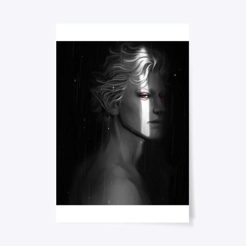 Black and white