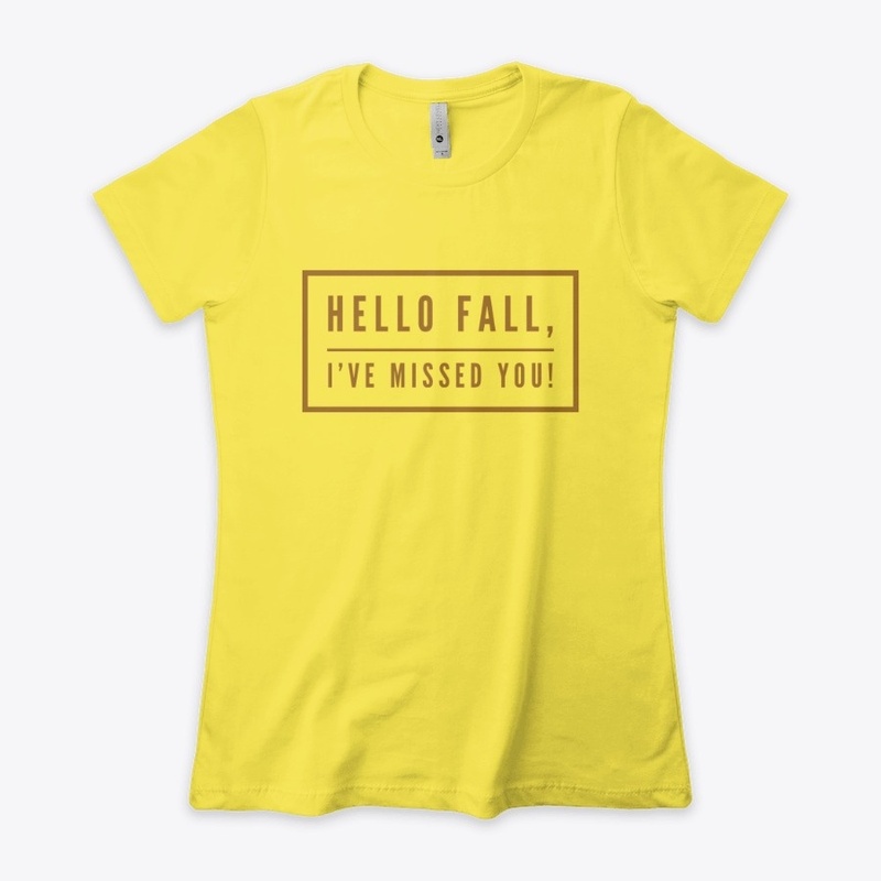 Hello Fall, I've Missed You!