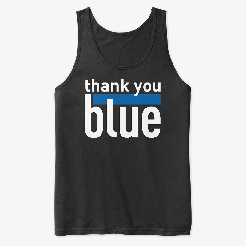 Thank You Blue (on Black)