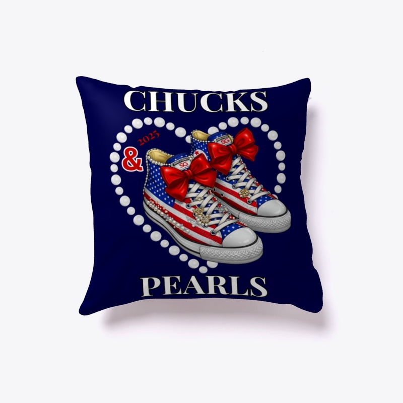 USA Flag 2025 Chucks And Pearls