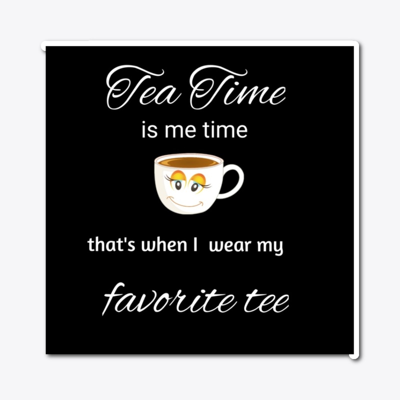 women Tote bag, tea time design tote bag