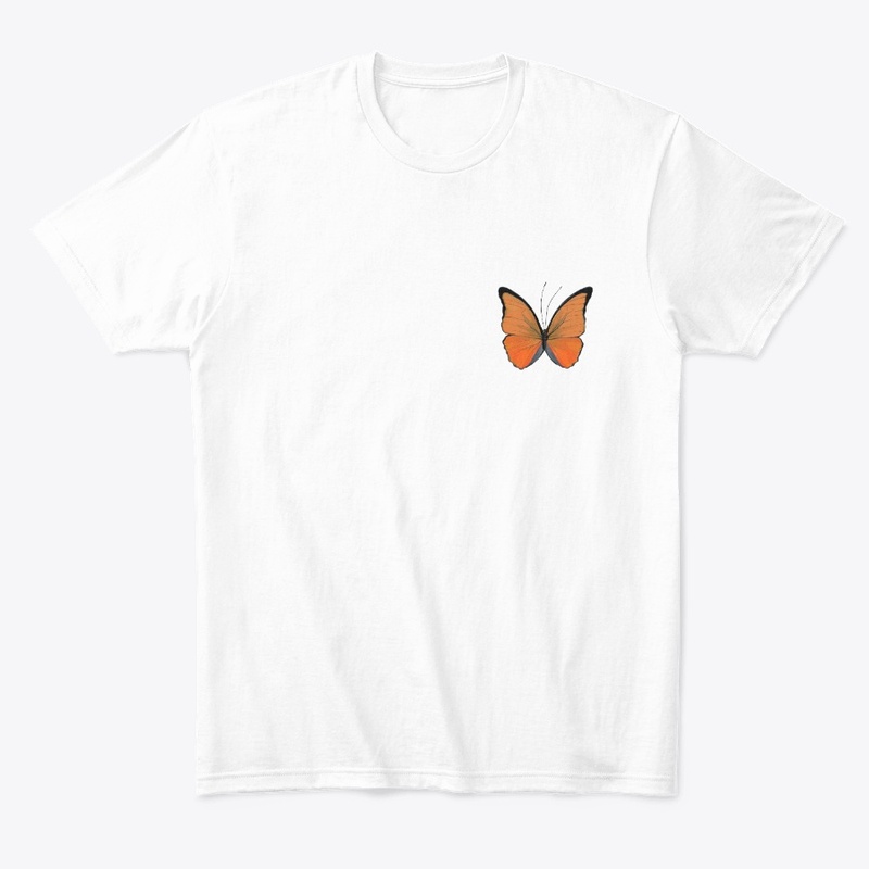 Orange butterfly T-Shirt 