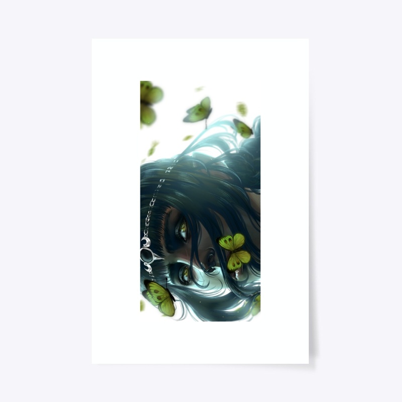 Green butterflies