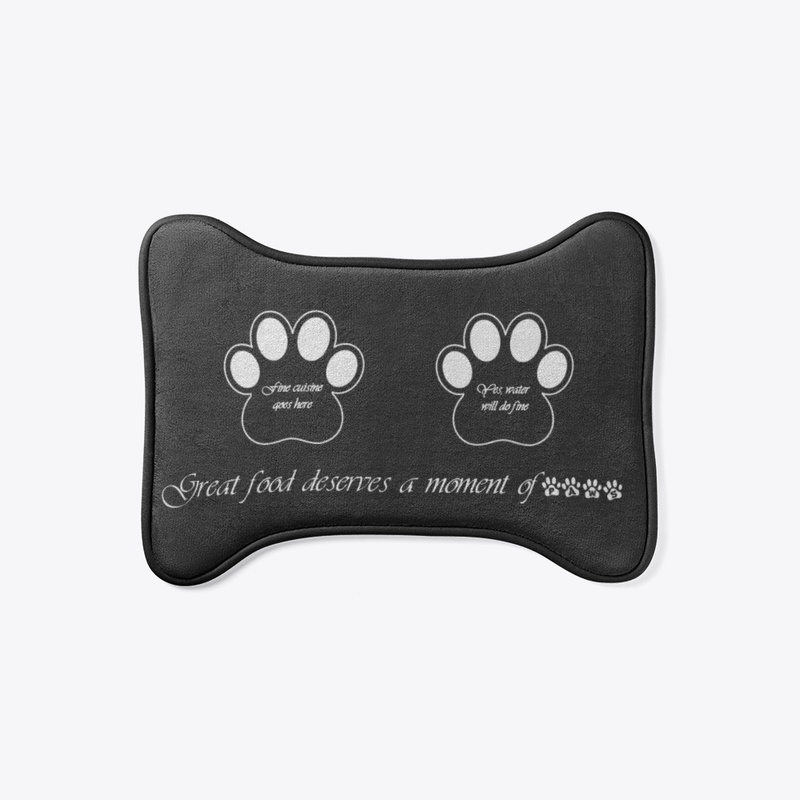 A Moment of "Paws" Feeding Mat