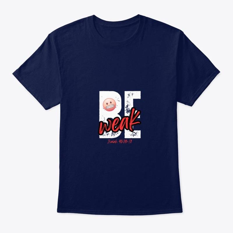 Be Weak (Red-Wht-Blk over Blk/Navy)