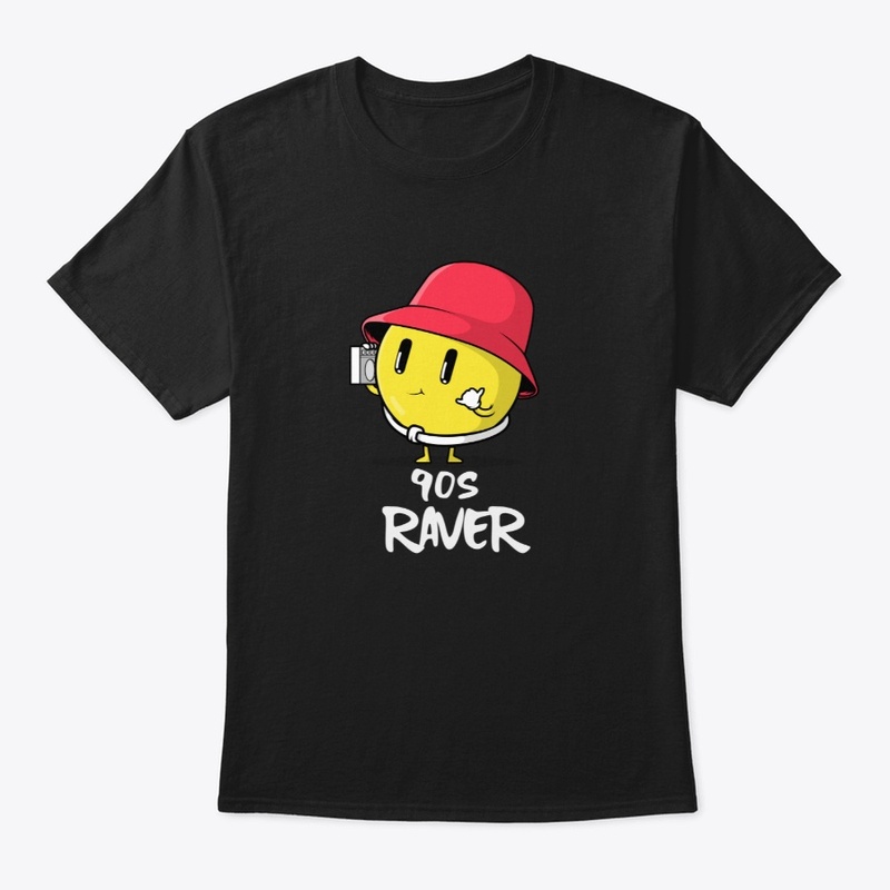 90s Raver Acid House Dance Music Smiley