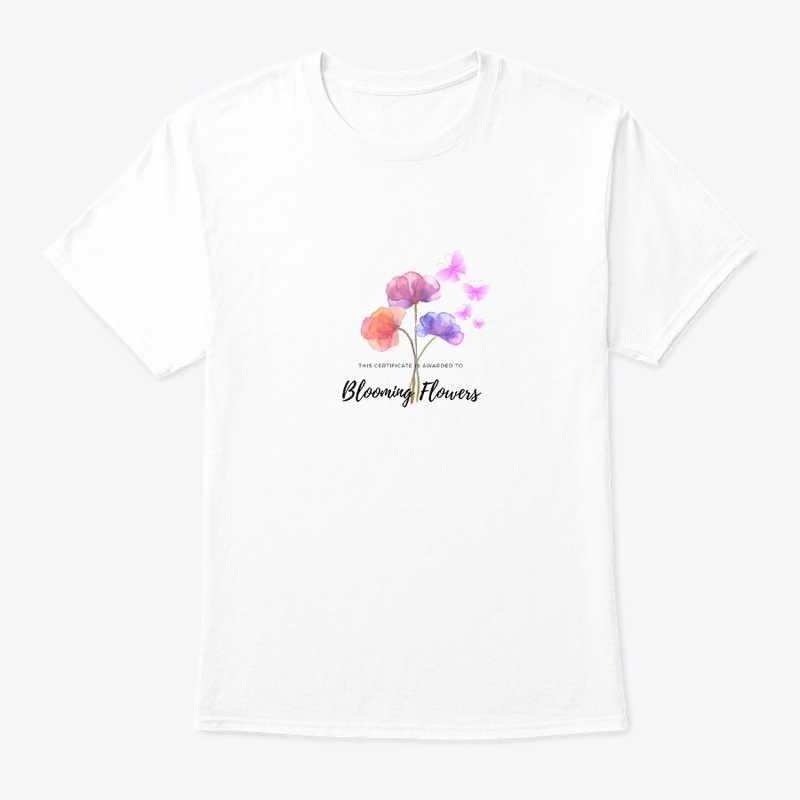 Blooming flowers T-shirt.