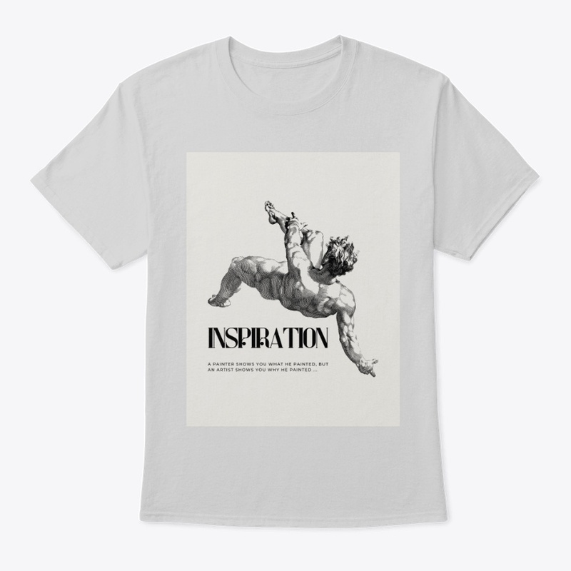 Falling Man Pencil Drawing Tee