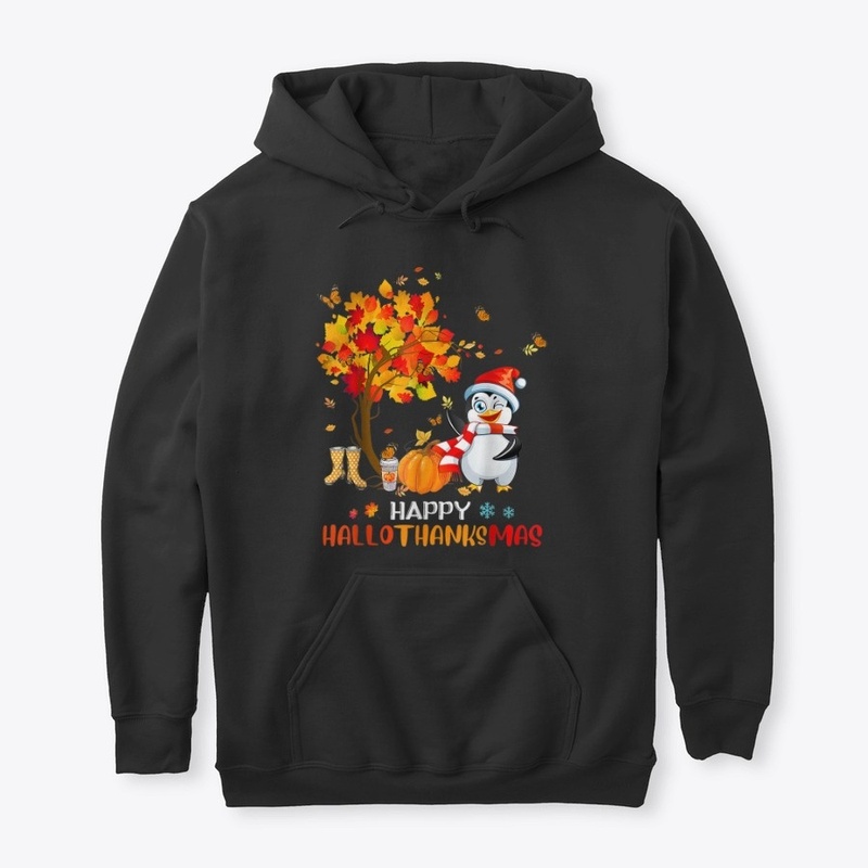Penguin Thanksgiving Christmas Halloween