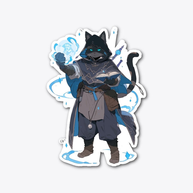 Fantasy Cat Sorcerer
