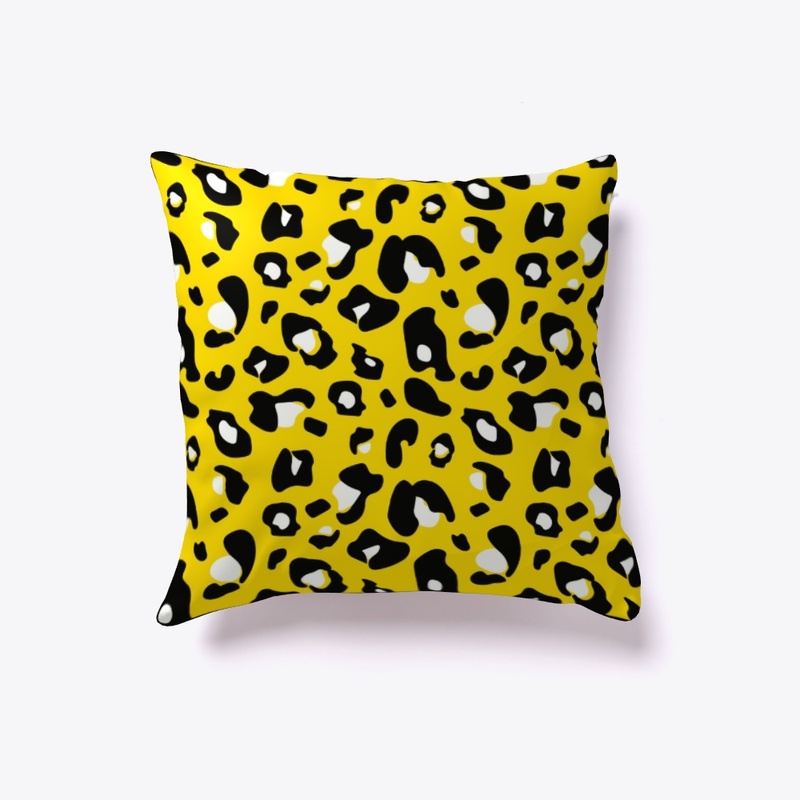 Whimsy Yellow & Black Leopard Cheetah ©