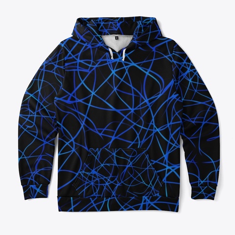 Dark Blue Scattered Thoughts  White T-Shirt Front