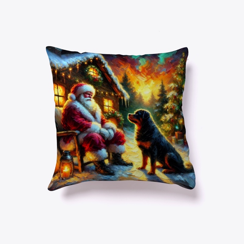 Rottweiler & Santa