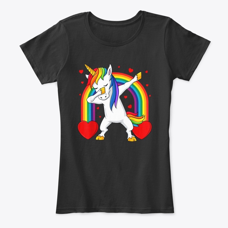 Dabbing Unicorn Valentines Day Gift
