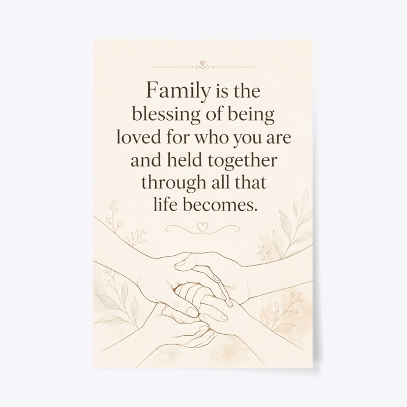 Blessed Family Wall Art