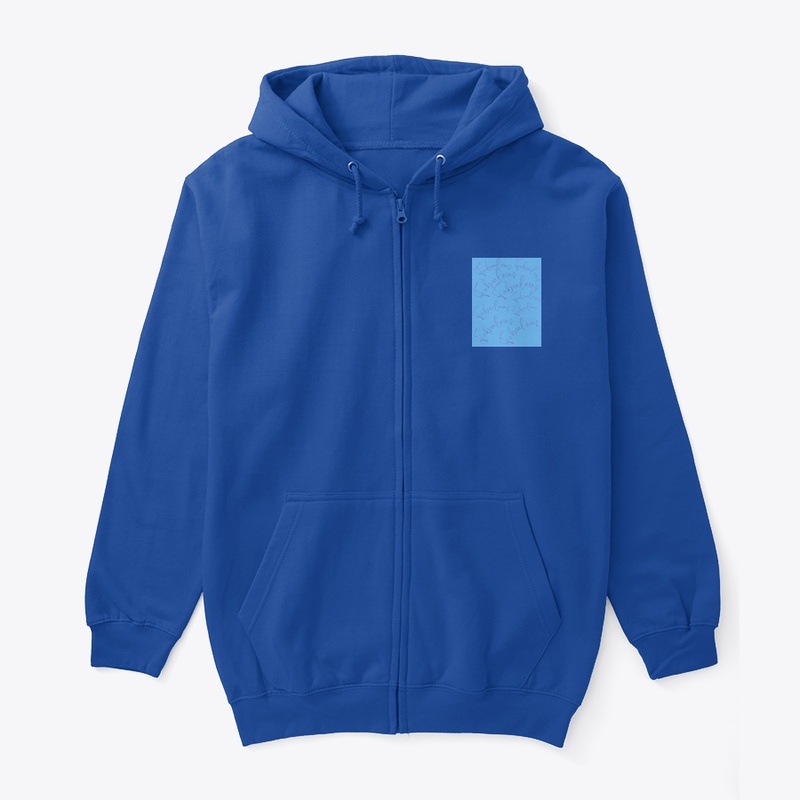 BLUE CURSIVE FABULOUS