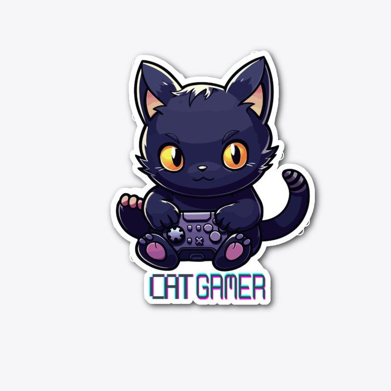 Cat gamer-cat lover