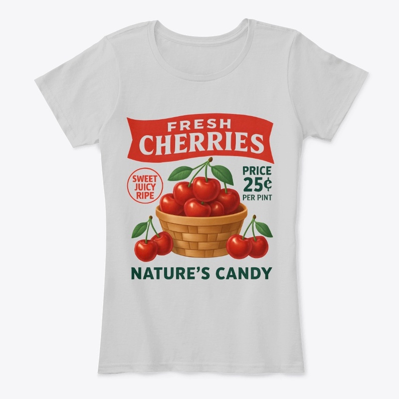 Nature's Candy | Vintage Cherries Art