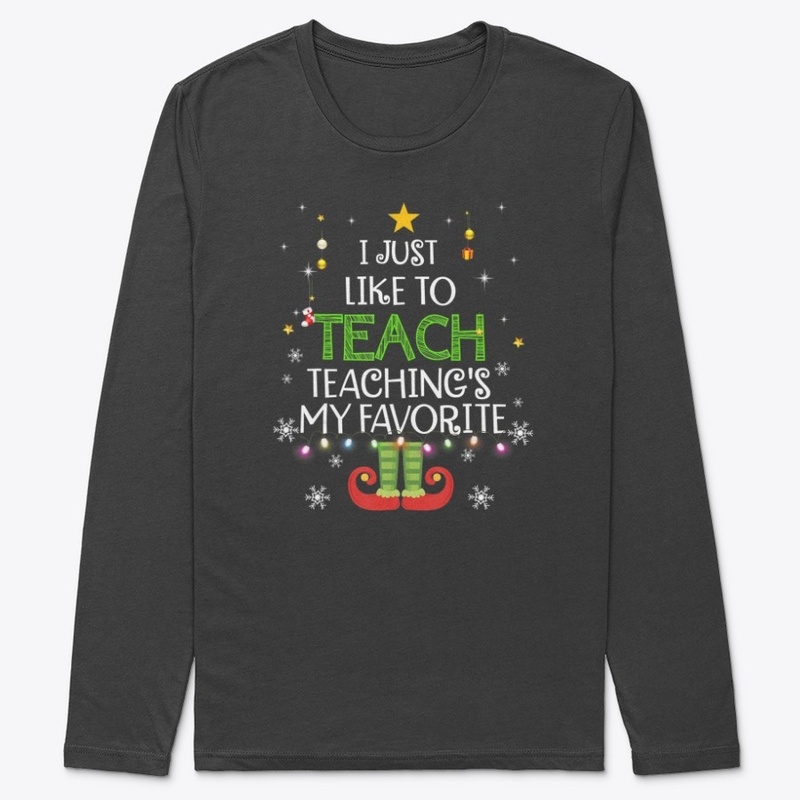 Teacher Elf Christmas shirt