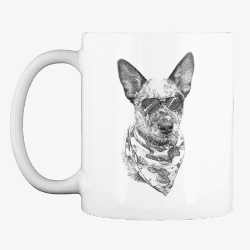 Retro Australian Cattle Dog T Shirt