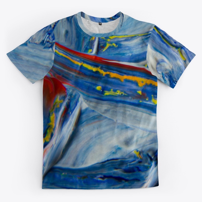 Abstract Paint Brush Stroke Design