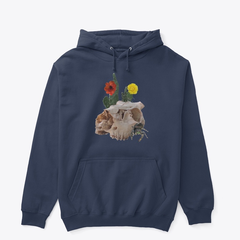 Animal Skull, Cactus, Flowers, Spider
