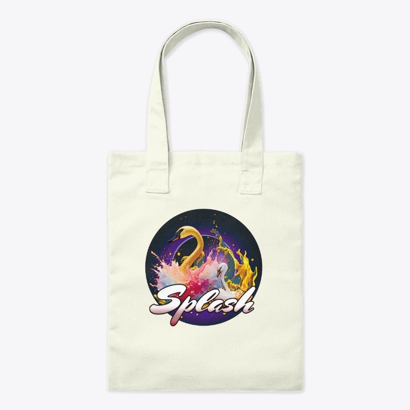 Splash moment for the swan!