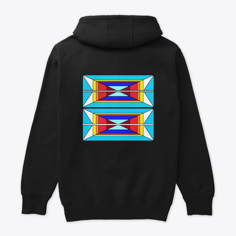 The blue design