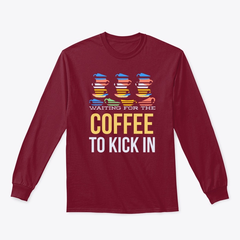 waiting for the coffee to kick in !